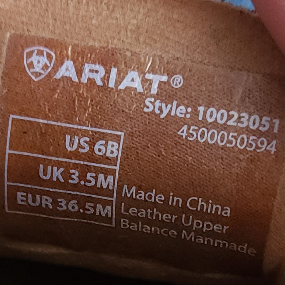 Ariat Cruiser Castaway Blue Women's Size 6 B - Picture 8 of 8